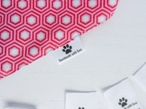 Handmade with Love sew in label