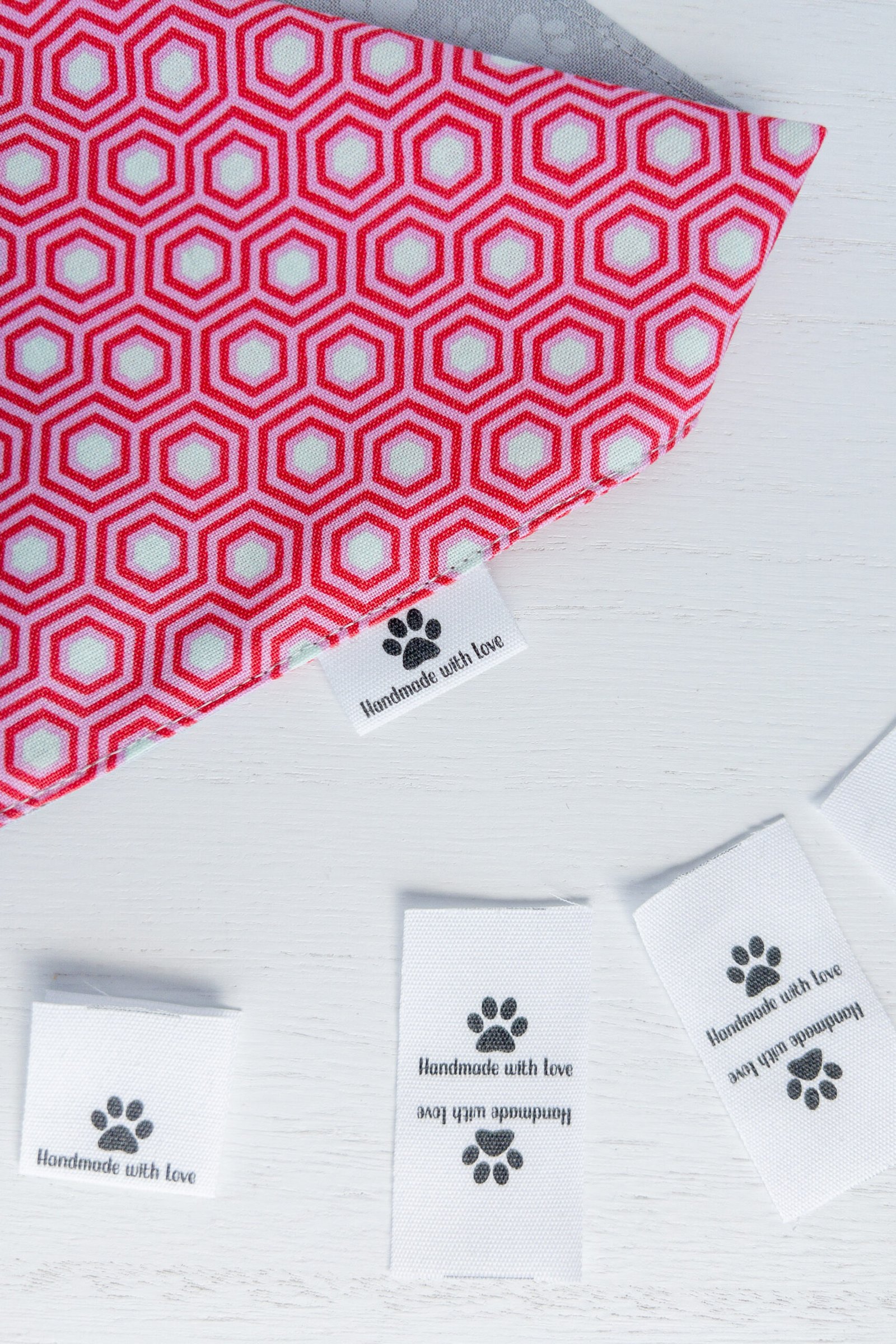 Handmade with Love sew in label