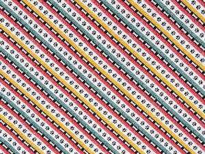 Paw Print and Dog bone fabric from the "Dog Wisdom!" collection by Wilmington Prints