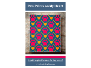 Paw Prints on My Heart Quilt Pattern - 6 Pack Wholesale